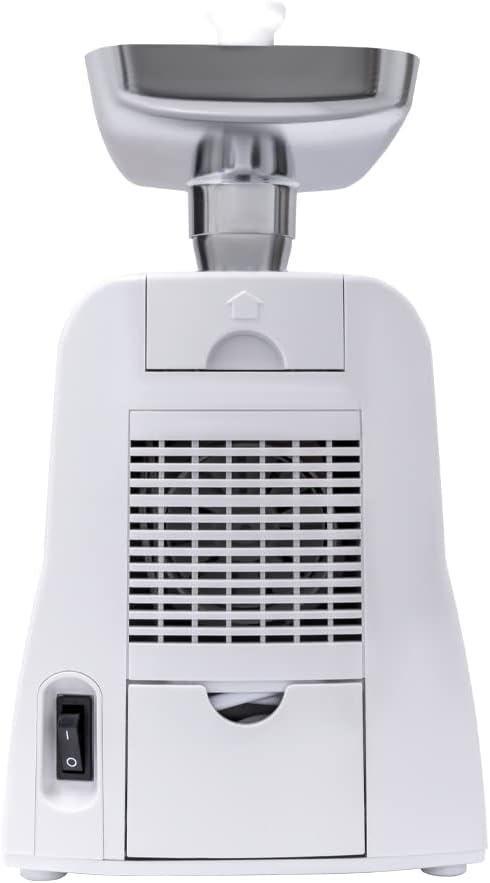 evvoli Meat Grinder, Meat Mincer & Sausage, Reverse Function, Digital Switches With Alarm System, 1600W, White, EVKA-MG1600W