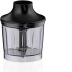 evvoli Hand Blender, 1200W, 6-In-1 Stainless Steel Stem Hand Blender With Food processor 2l, Whisk, Potato Masher, Beaker 600 ml and Chopper 1000 ml, EVKA-HBL6B