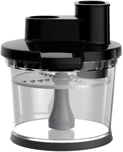 evvoli Hand Blender, 1200W, 6-In-1 Stainless Steel Stem Hand Blender With Food processor 2l, Whisk, Potato Masher, Beaker 600 ml and Chopper 1000 ml, EVKA-HBL6B