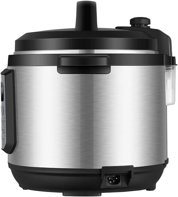 evvoli 12-in-1 Multi-Use Programmable Pressure Cooker Digital LED Display 8 L 1200 W EVKA-PC8012S Black/Silver