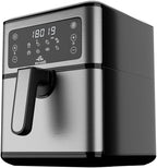 evvoli Air Fryer 5.5 Liters With Digital Control Panel Display, 8 Preset Programs and Built-In Preheat Function, 1700W, EVKA-AF5508D