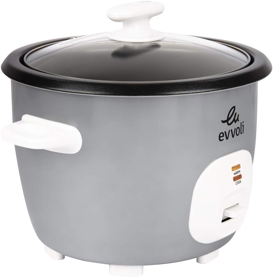 evvoli Rice Cooker, 4.5 Liters, Non-stick pot, One-touch Operation, Auto Keep warm, Spatula & Measure Cup included, EVKA-RC4501S Secondary image