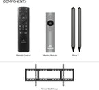 evvoli Interactive Smart Display 4K UHD, 65 Inches LED, Android 13, 40 Points, 10M Laser Distance 65EVID60X Black