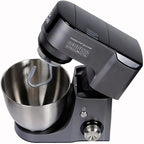 evvoli Kitchen Machine ,4L Bowl Capacity, 1100W, SUS Beater, Dough Hook, Multi speed control, Grinder 300ml included, EVKA-KM45B