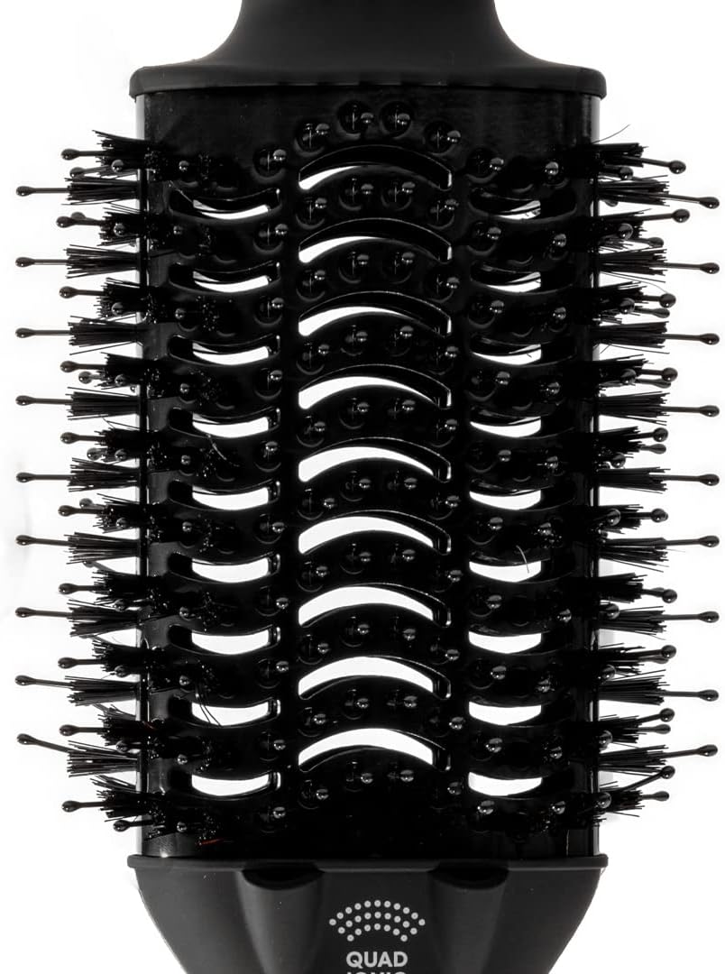 evvoli Brush Dryer & Volumizer 3 In1, Powerful DC Motor Fast Drying Hair Dryer with 4 X Ionic Feature And Cool Tip, 1200W, EVHC-HB1200R